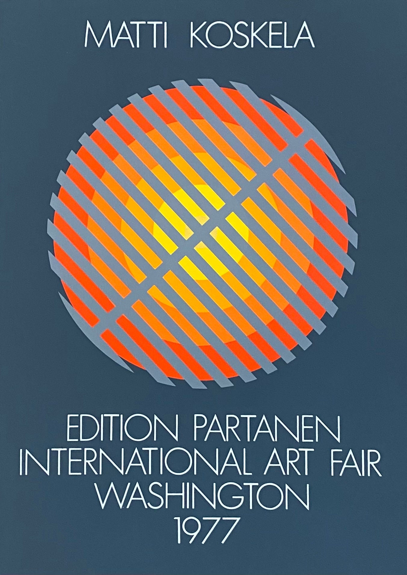 Matti Koskela art exhibition poster - 19.5"×27.6" (49.5×70cm)