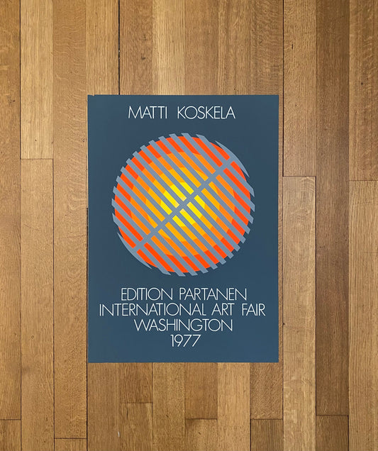 Matti Koskela art exhibition poster - 19.5"×27.6" (49.5×70cm)