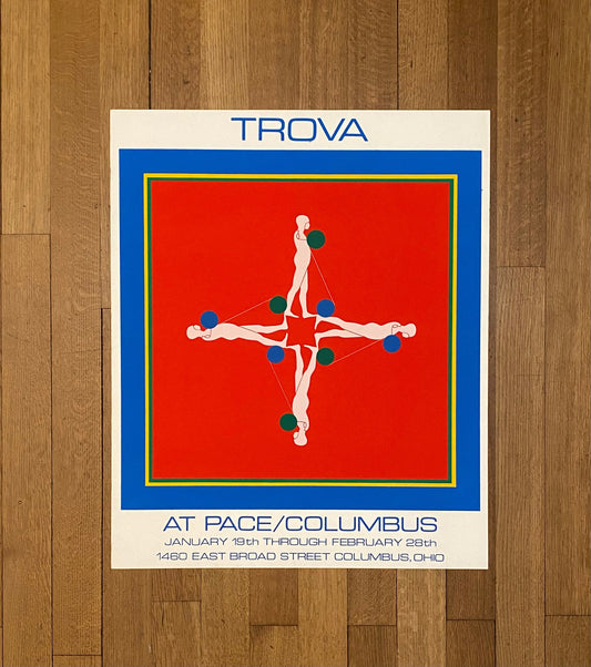 Ernest Trova original art poster - 25.6"×31.3" (65×79.5cm)