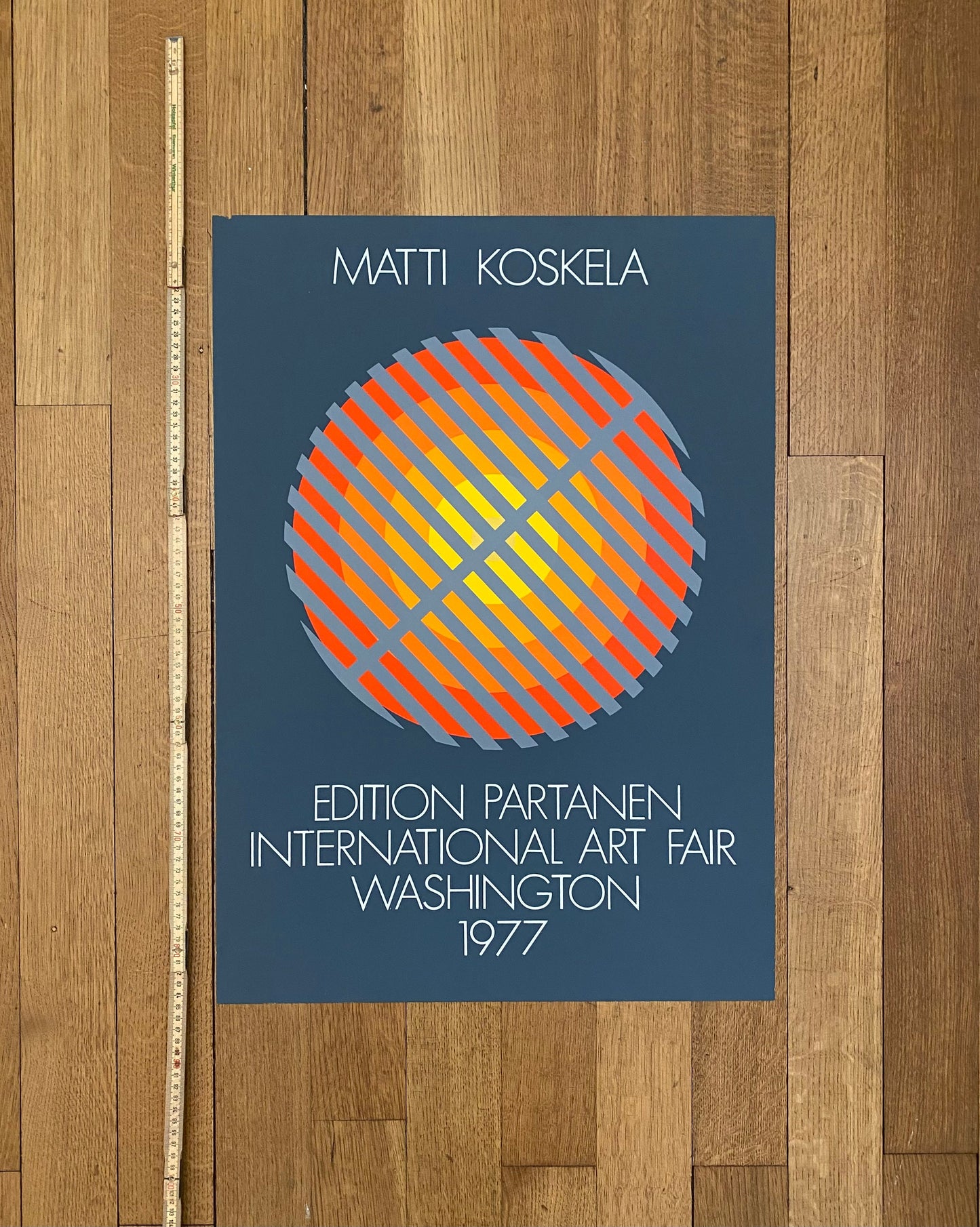 Matti Koskela art exhibition poster - 19.5"×27.6" (49.5×70cm)