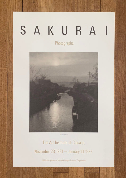 Eiichi Sakurai photo poster used - 22.0"×33.7" (56×85.5cm)