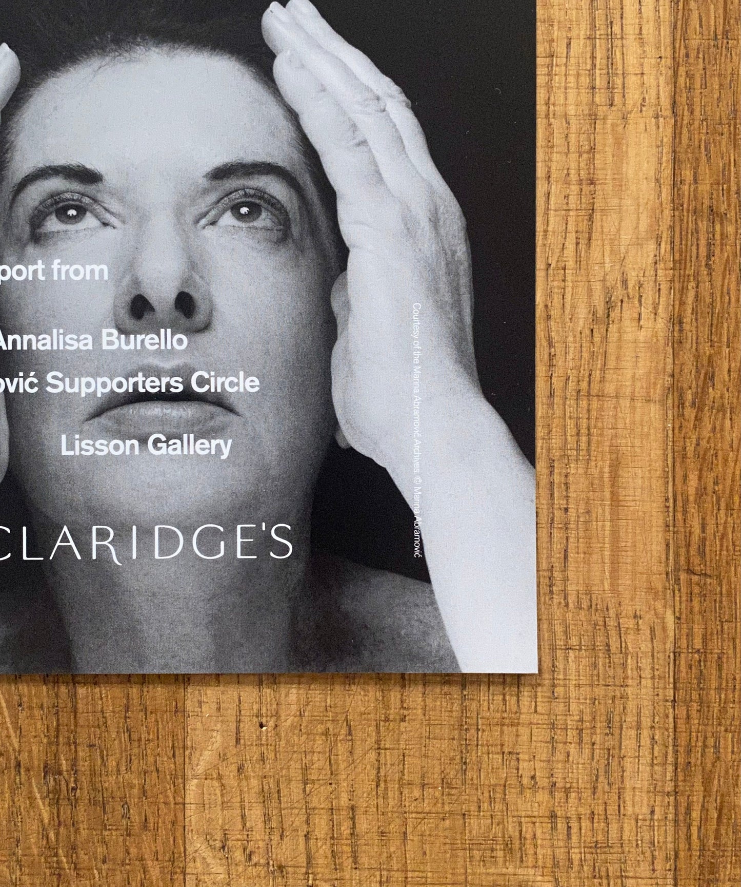 Marina Abramovic original art poster - 20.1"×29.9" (51×76cm)