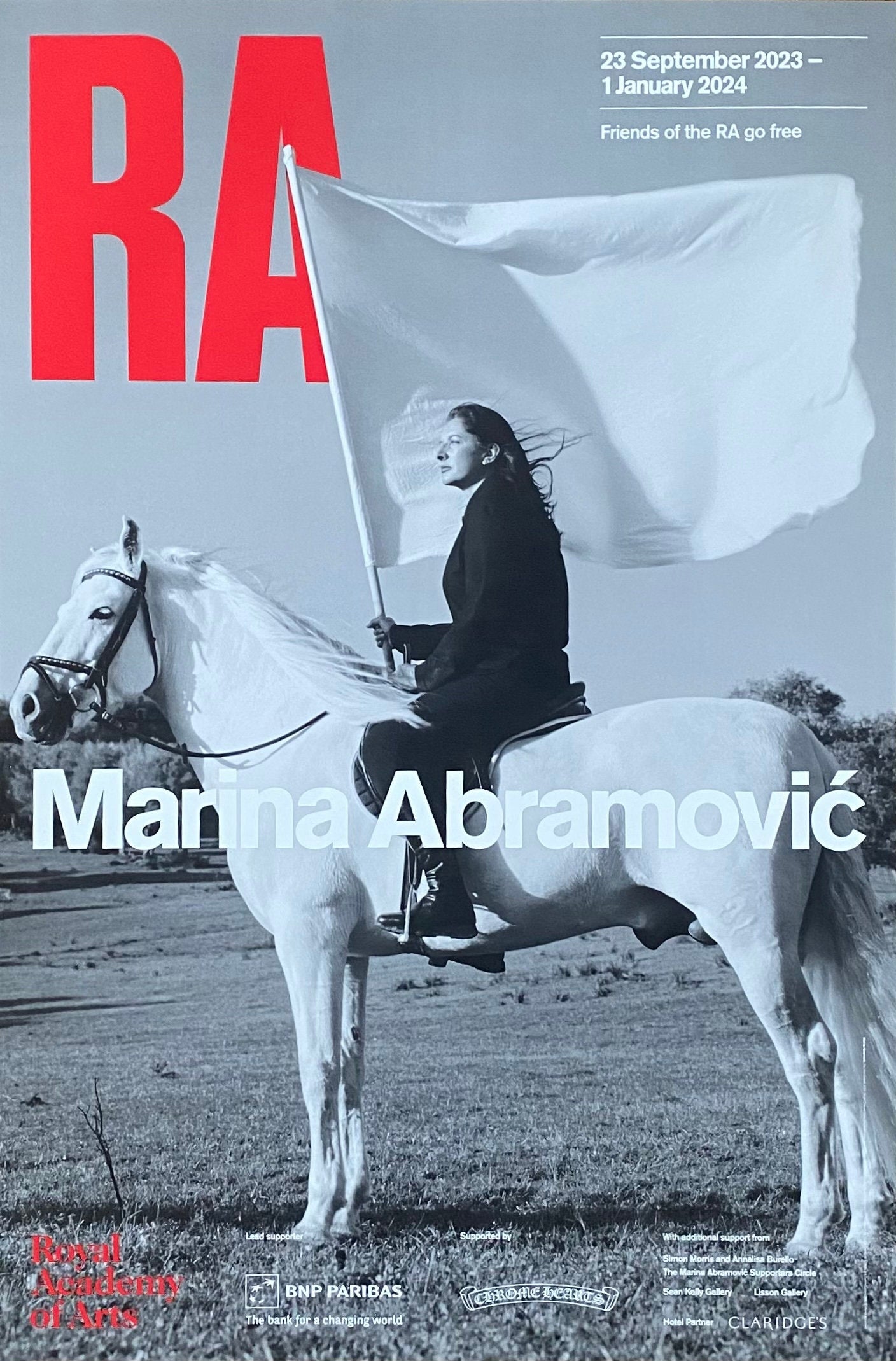 Marina Abramovic original art poster - 20.1"×29.9" (51×76cm)