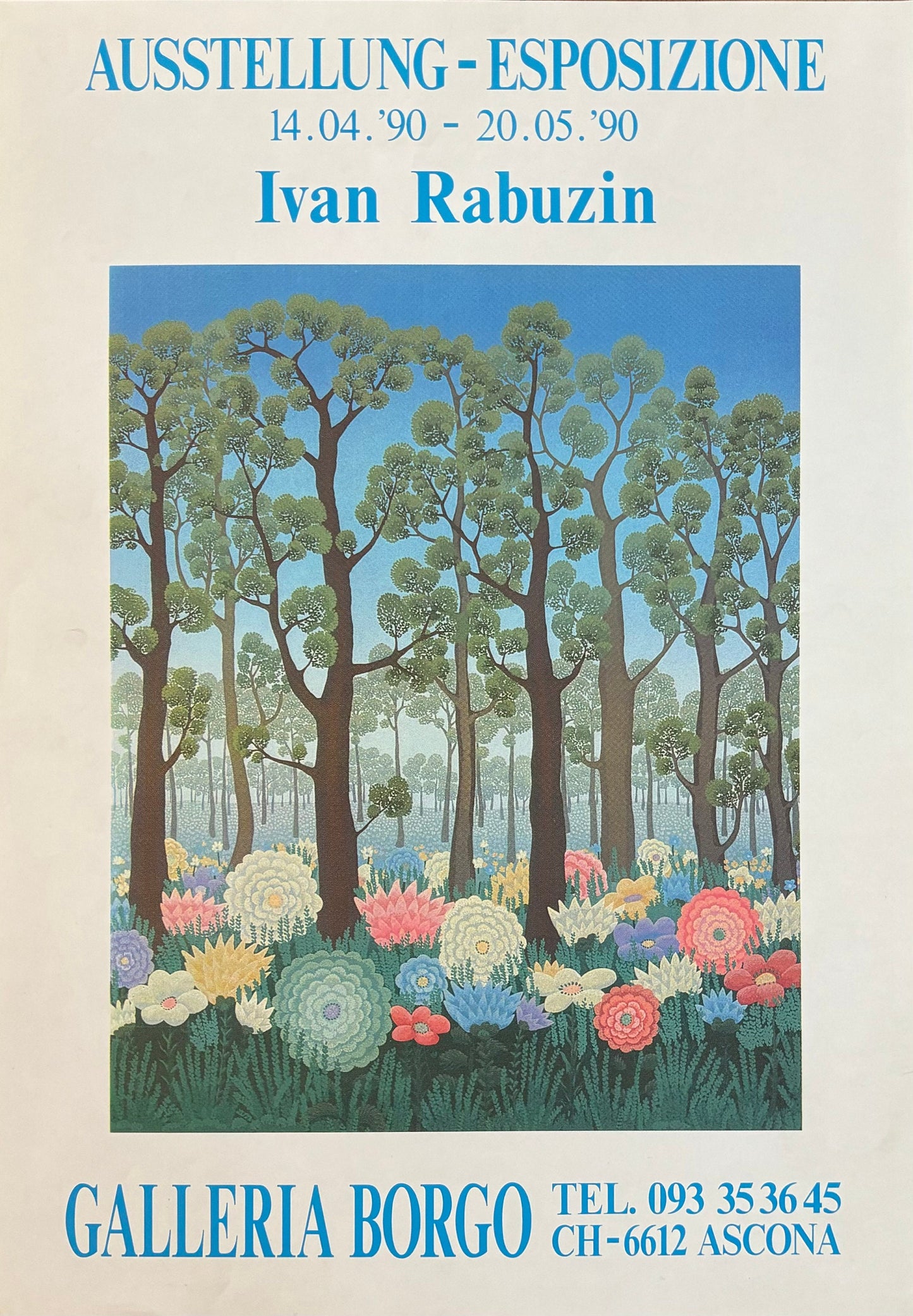 Ivan Rabuzin original art poster - 17.7"×25.2" (45×64cm)