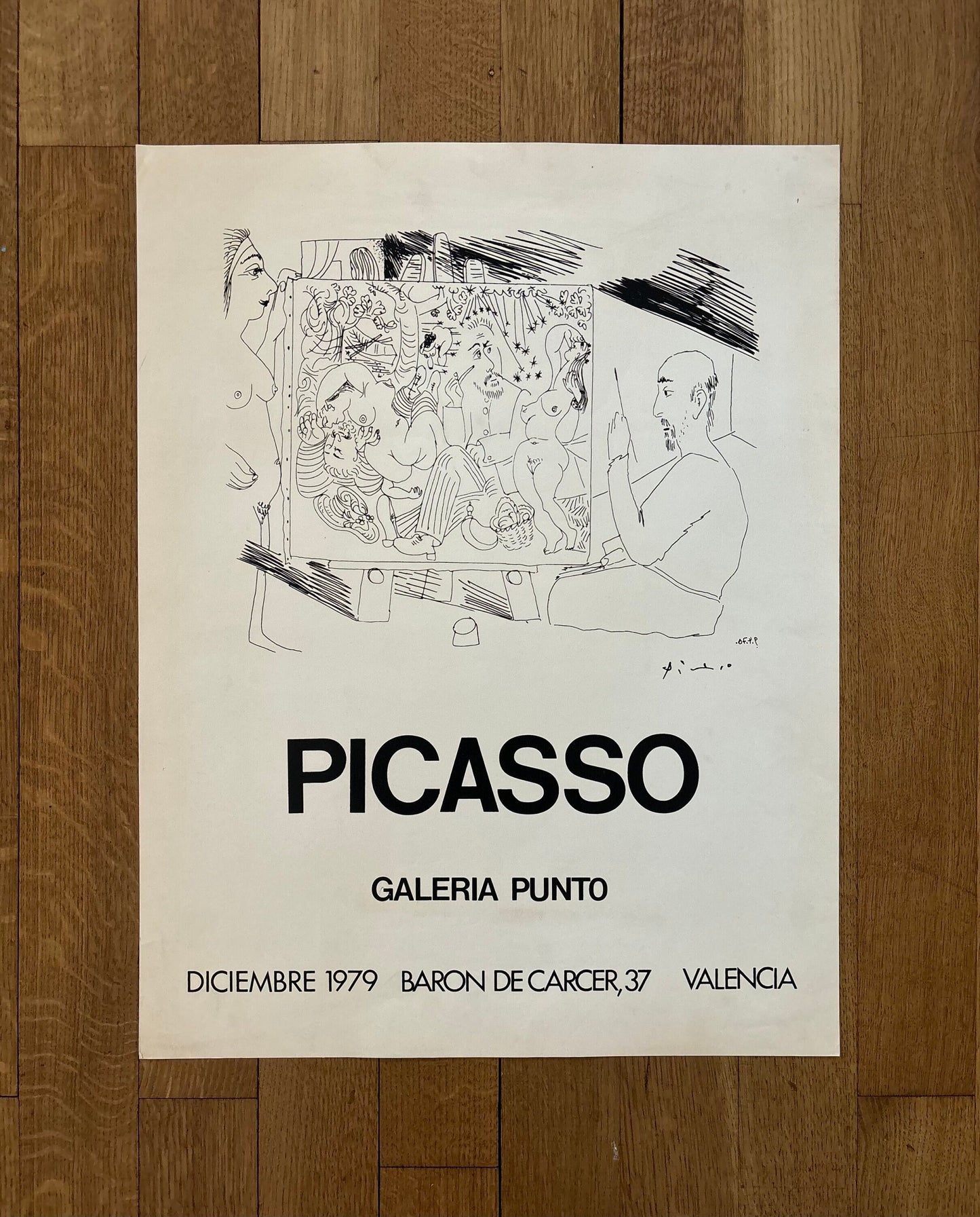 Picasso art exhibition poster - 19.7"×25.6" (50×65cm)