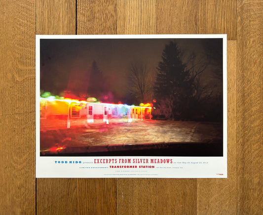 Todd Hido original photography poster - 15.9"×12.0" (40.5×30.5cm)