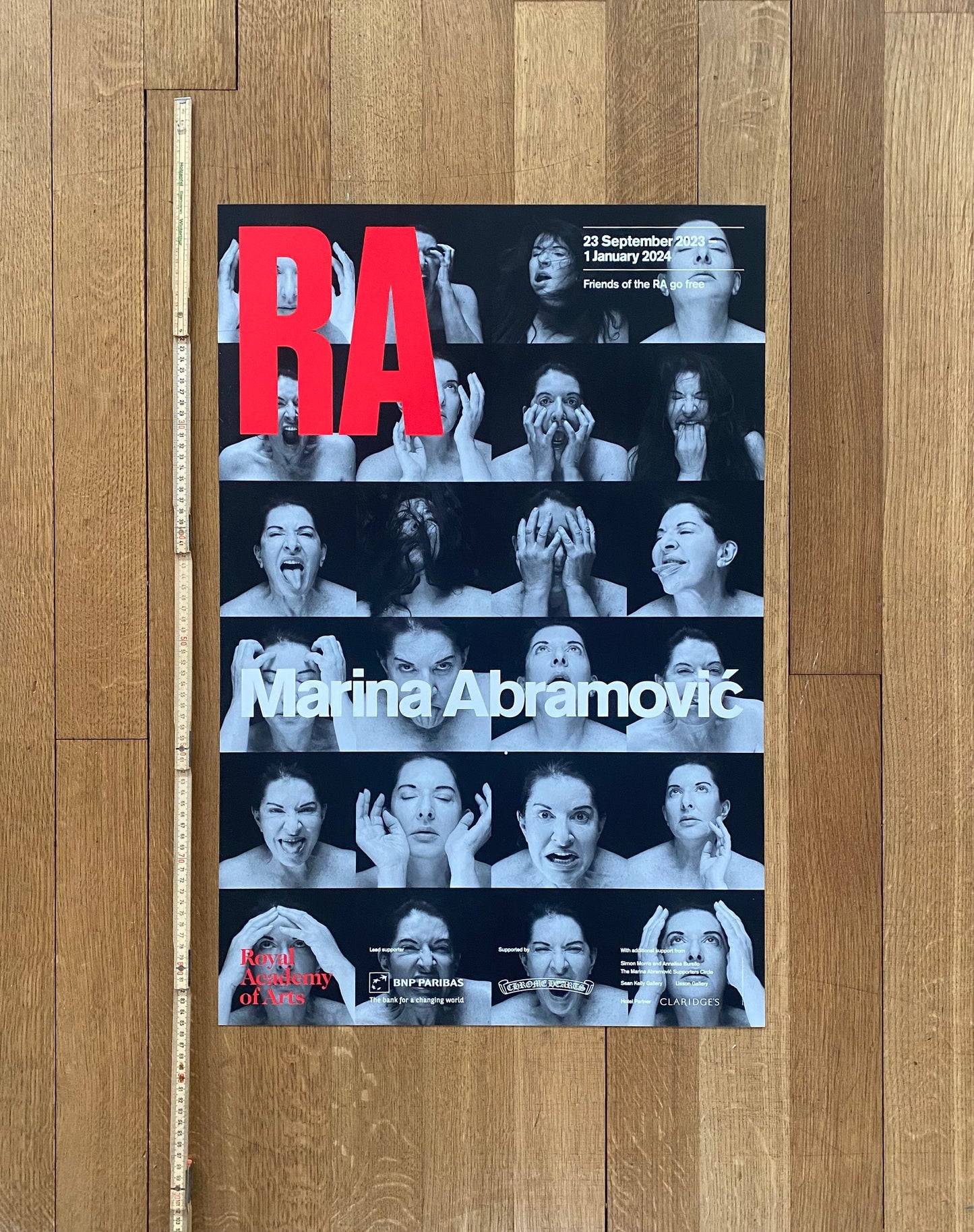Marina Abramovic original art poster - 20.1"×29.9" (51×76cm)