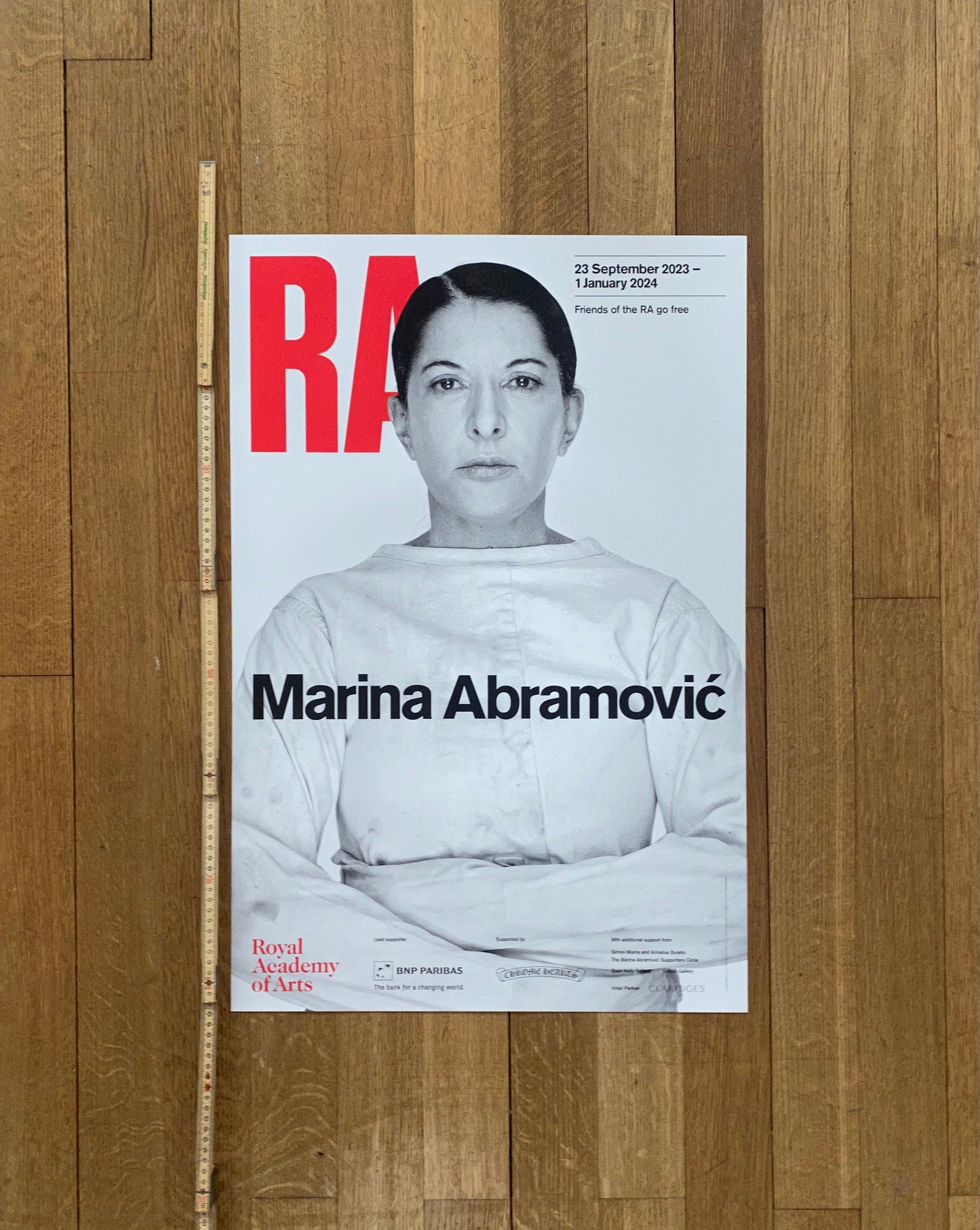 Marina Abramovic original art poster - 20.1"×29.9" (51×76cm)