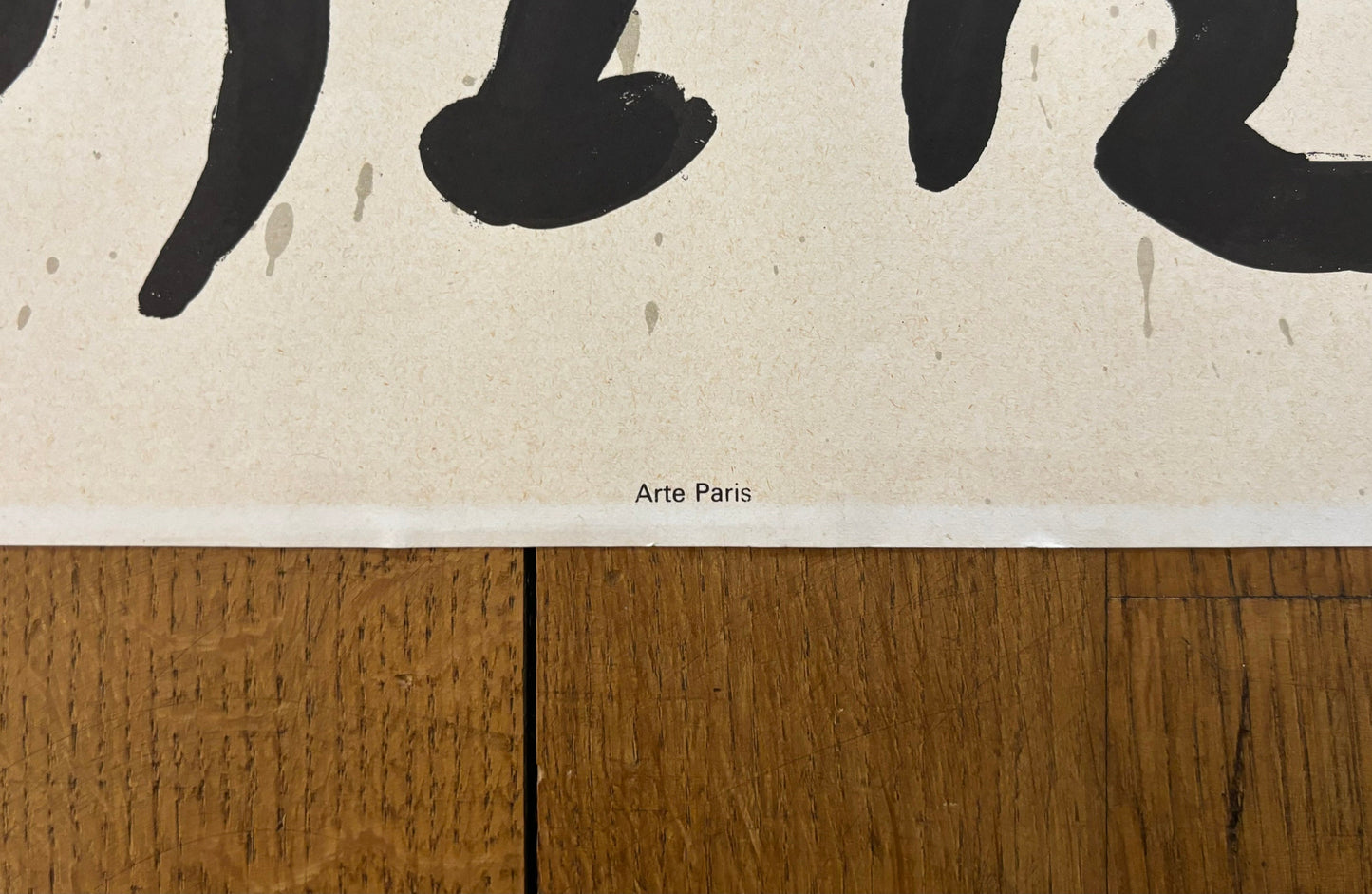 Miró original art exhibition poster - 22.2"×31.5" (56.5×80cm)