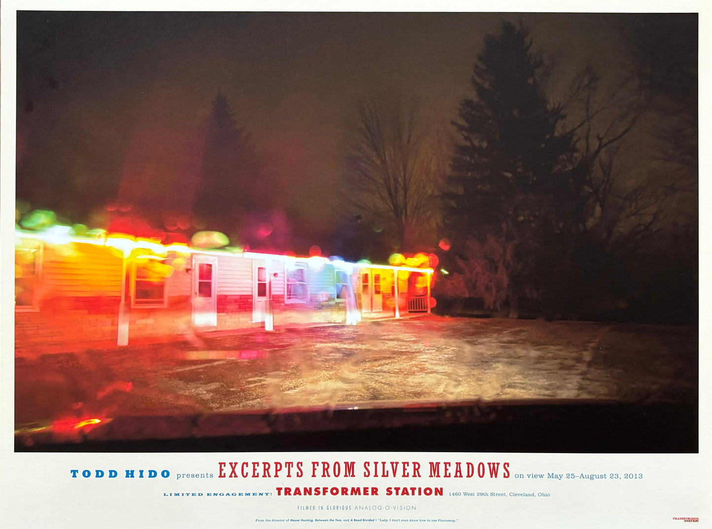 Todd Hido original photography poster - 15.9"×12.0" (40.5×30.5cm)