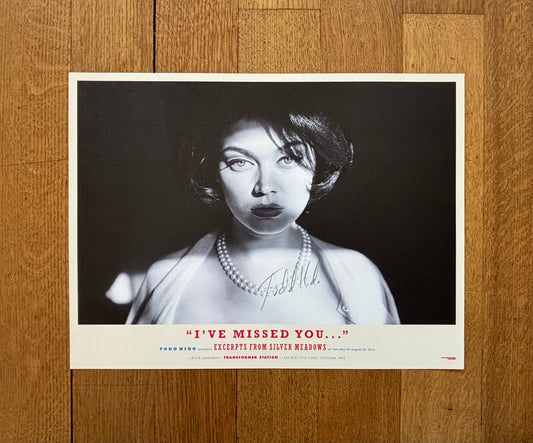 Todd Hido original photography poster signed - 15.9"×12.0" (40.5×30.5cm)