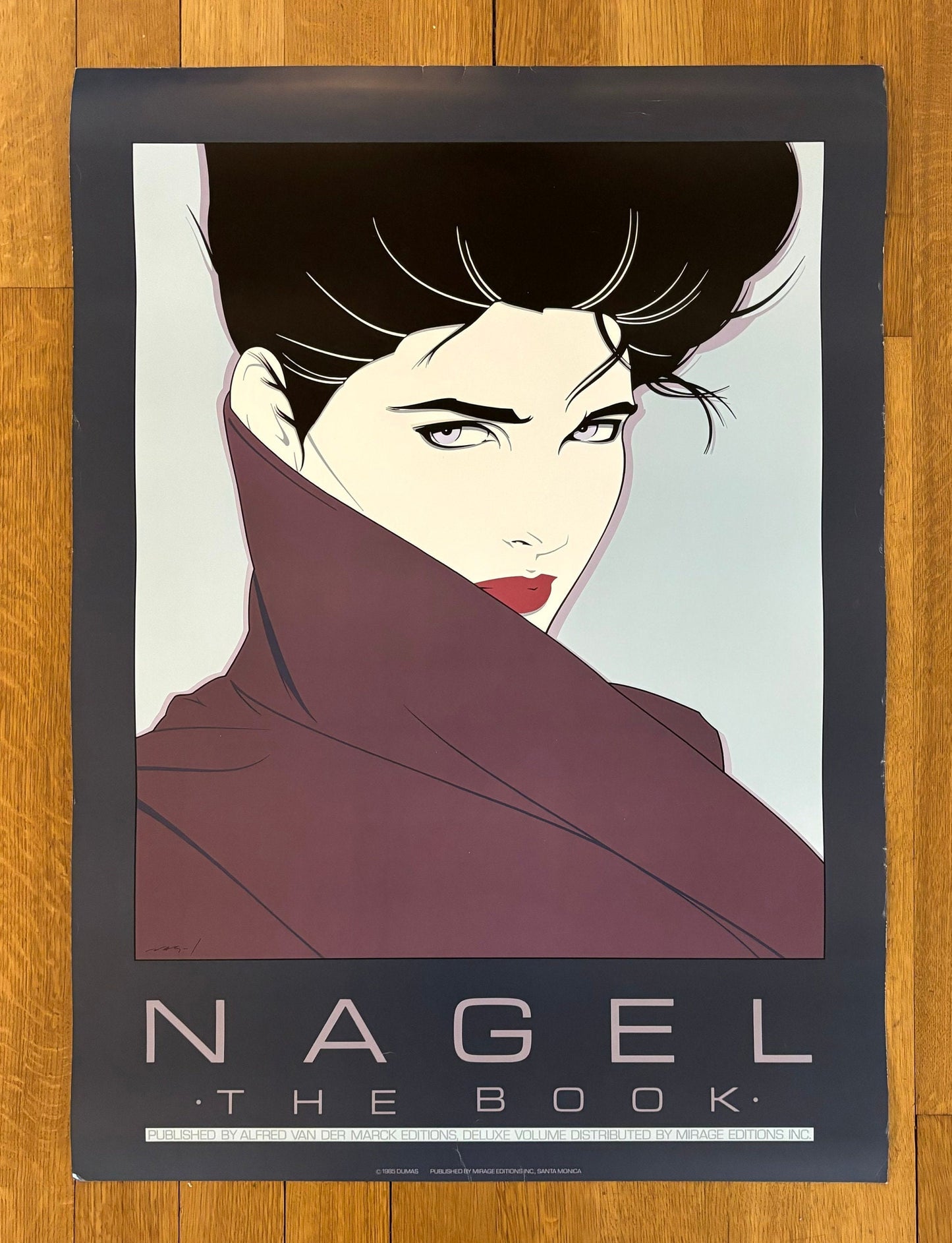 Patrick Nagel original art poster - 26.0"×35.8" (66×91cm)