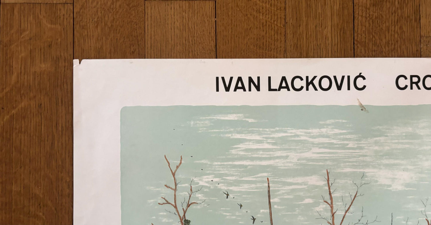 Ivan Lacković original art poster - 25.6"×22.6" (65×57.5cm)