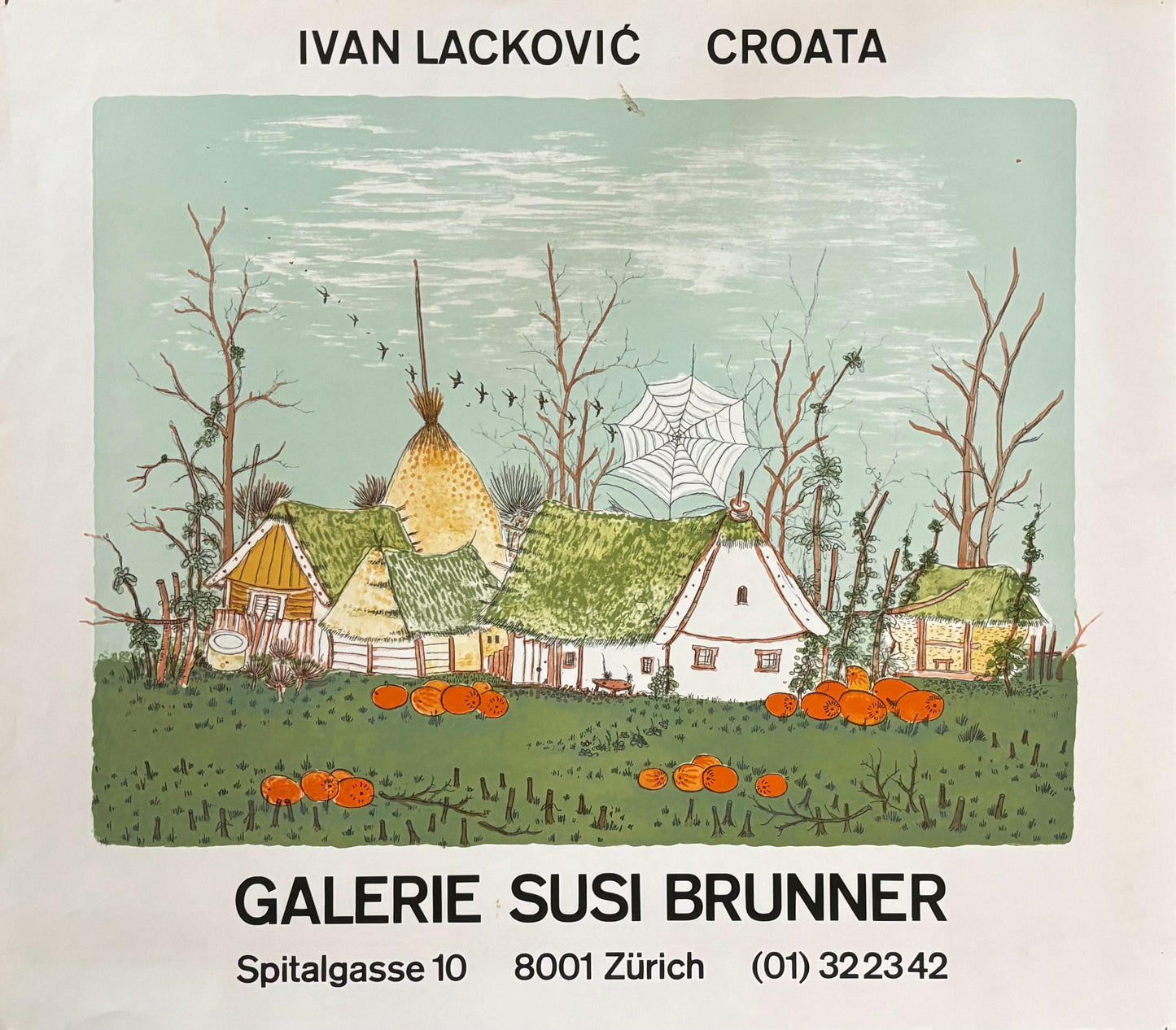 Ivan Lacković original art poster - 25.6"×22.6" (65×57.5cm)