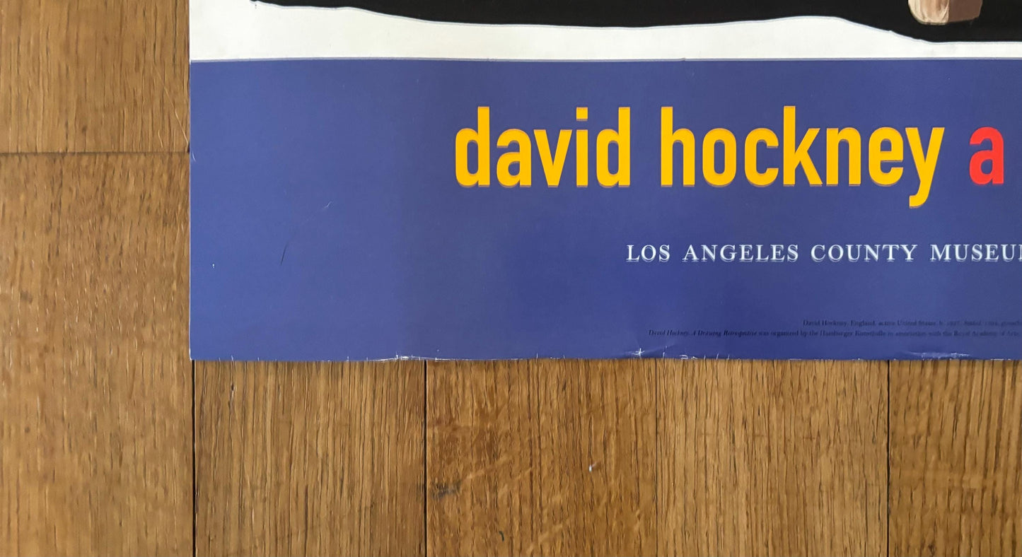 David Hockney original art poster - 26.8"×24.0" (68×61cm)