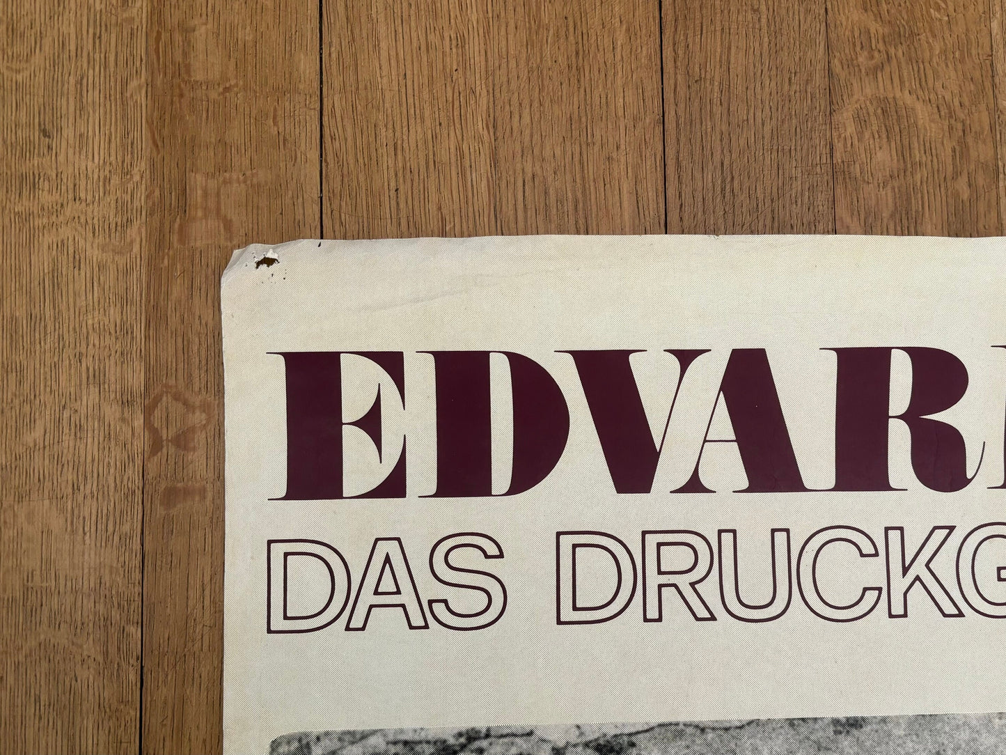 Edvard Munch original art poster - 35.4"×50.2" (90×127.5cm)