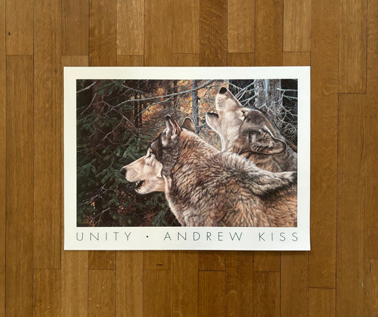 Andrew Kiss original art poster - 29.9"×22.4" (76×57cm)