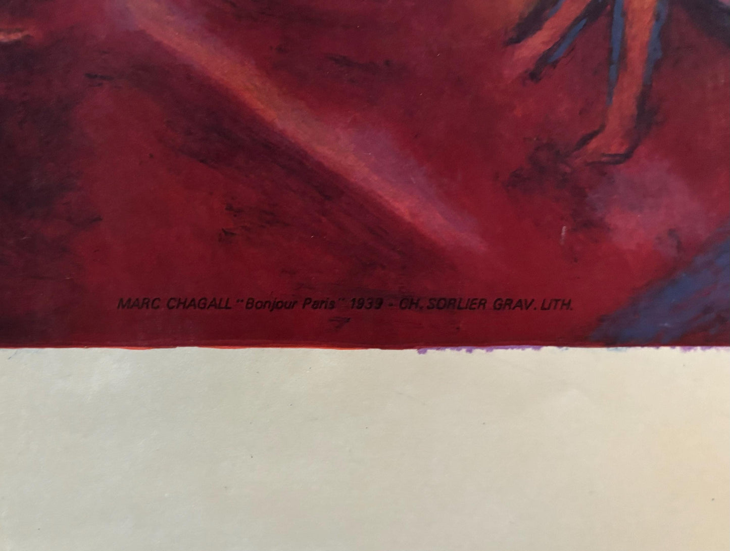 Marc Chagall original art poster - 22.0"×33.9" (56×86cm)