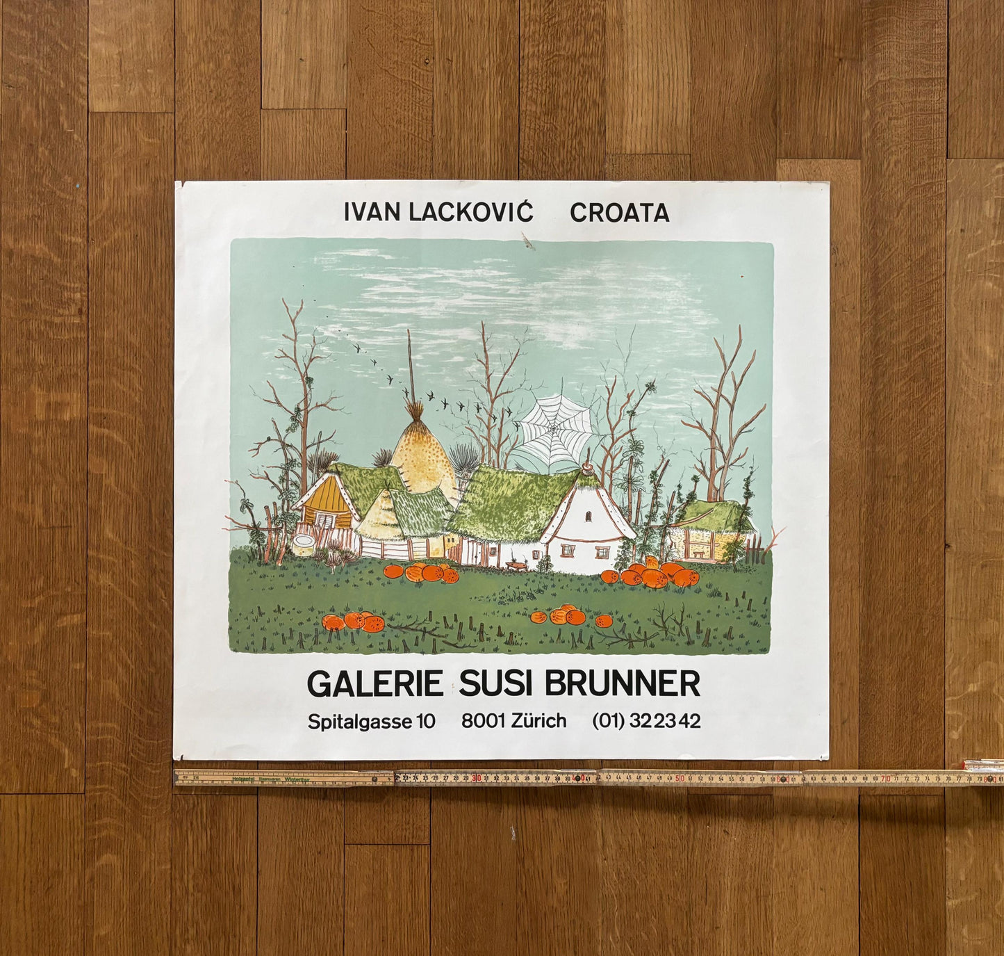 Ivan Lacković original art poster - 25.6"×22.6" (65×57.5cm)