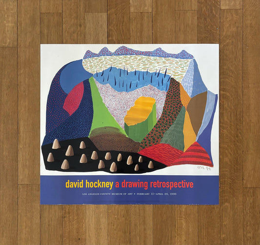 David Hockney original art poster - 26.8"×24.0" (68×61cm)