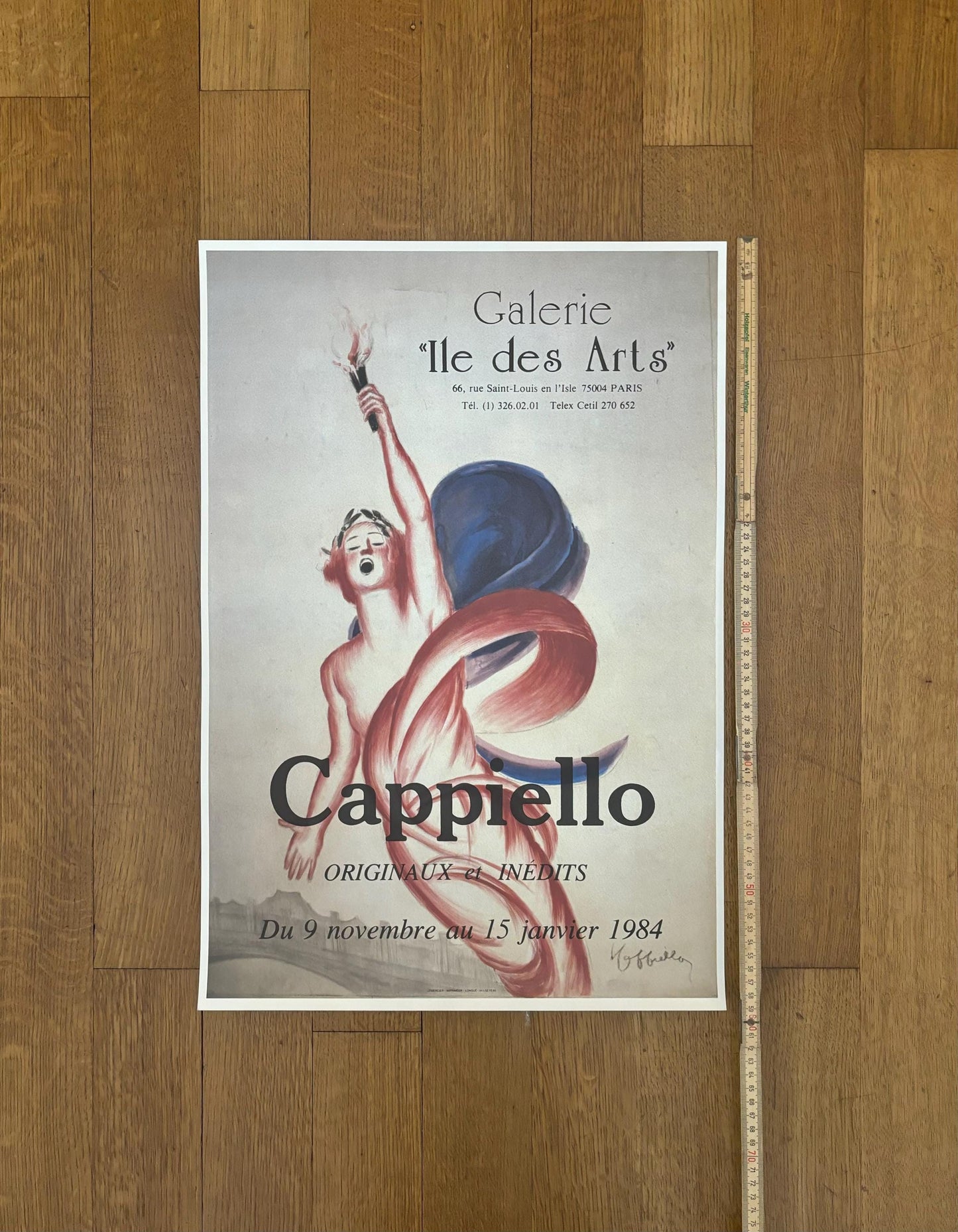 Leonetto Cappiello original art exhibition poster - 16.1"×23.4" (41×59.5cm)