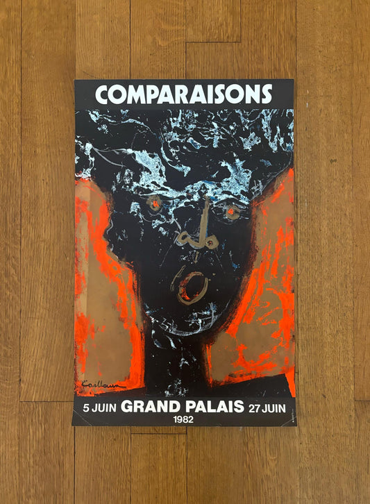 comparaisons original art exhibition poster - 13.4"×20.9" (34×53cm)